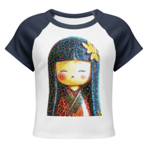Kokeshi 4: Women’s micro rib raglan baby tee