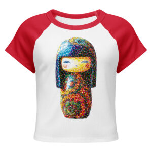 Kokeshi 3: Women’s micro rib raglan baby tee